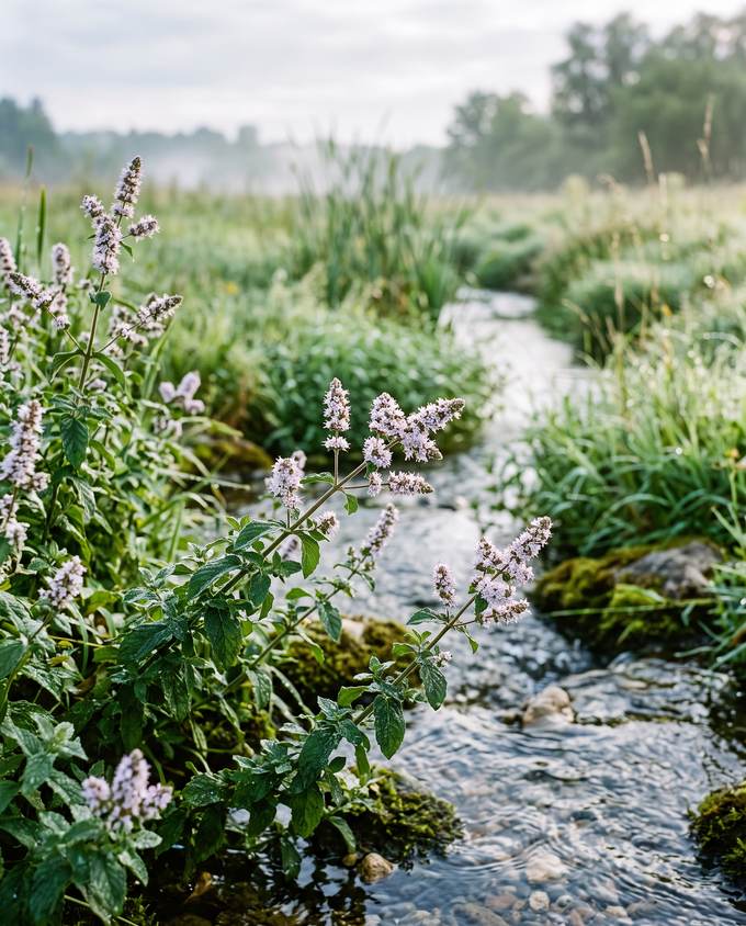 Poljska metvica koja raste uz planinski potok