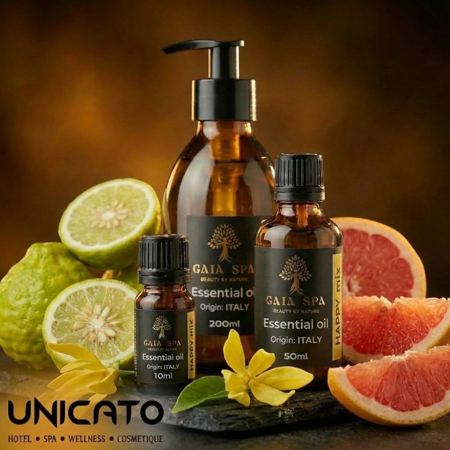 Mješavina eteričnih ulja Sreća GAIA SPA 10 ml, 50 ml i 200 ml