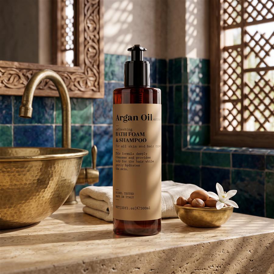 Gel na vlasy a tělo ARGAN OIL extract 300 ml