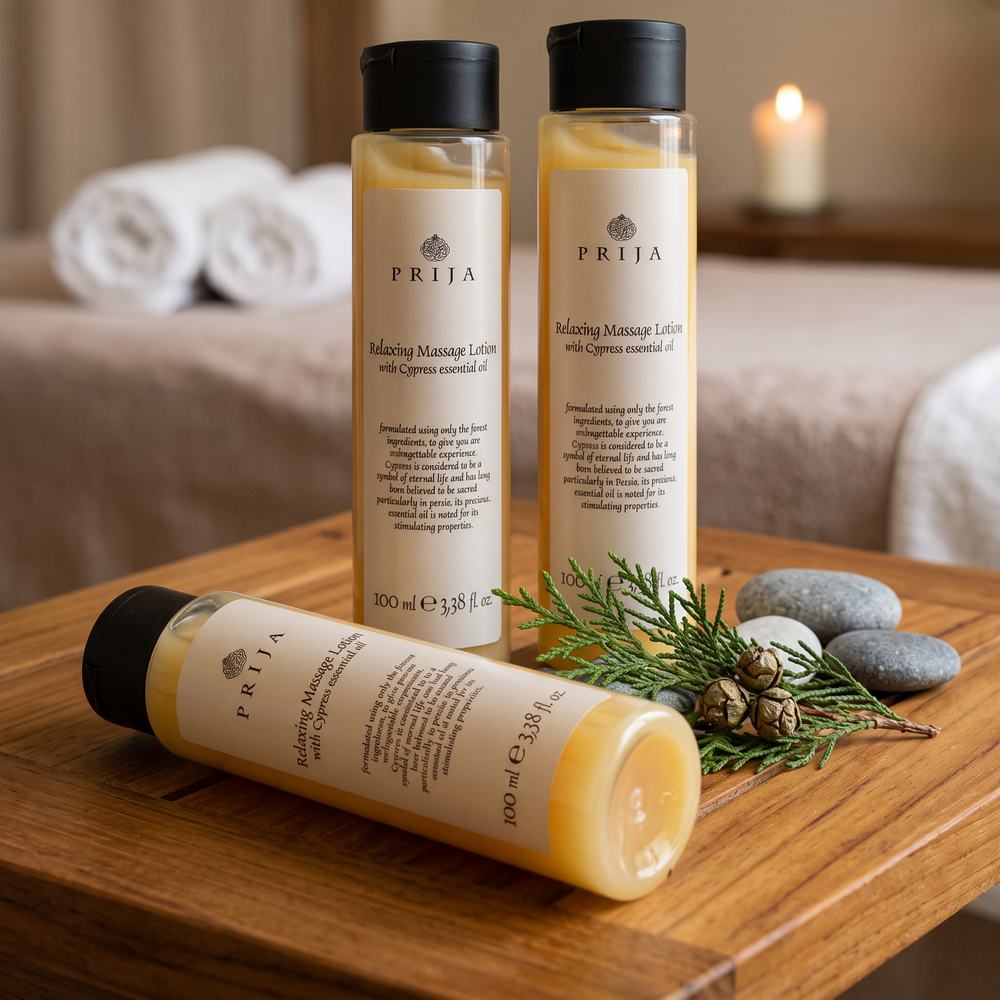 Loțiune de masaj relaxantă PRIJA flaconaș 100 ml